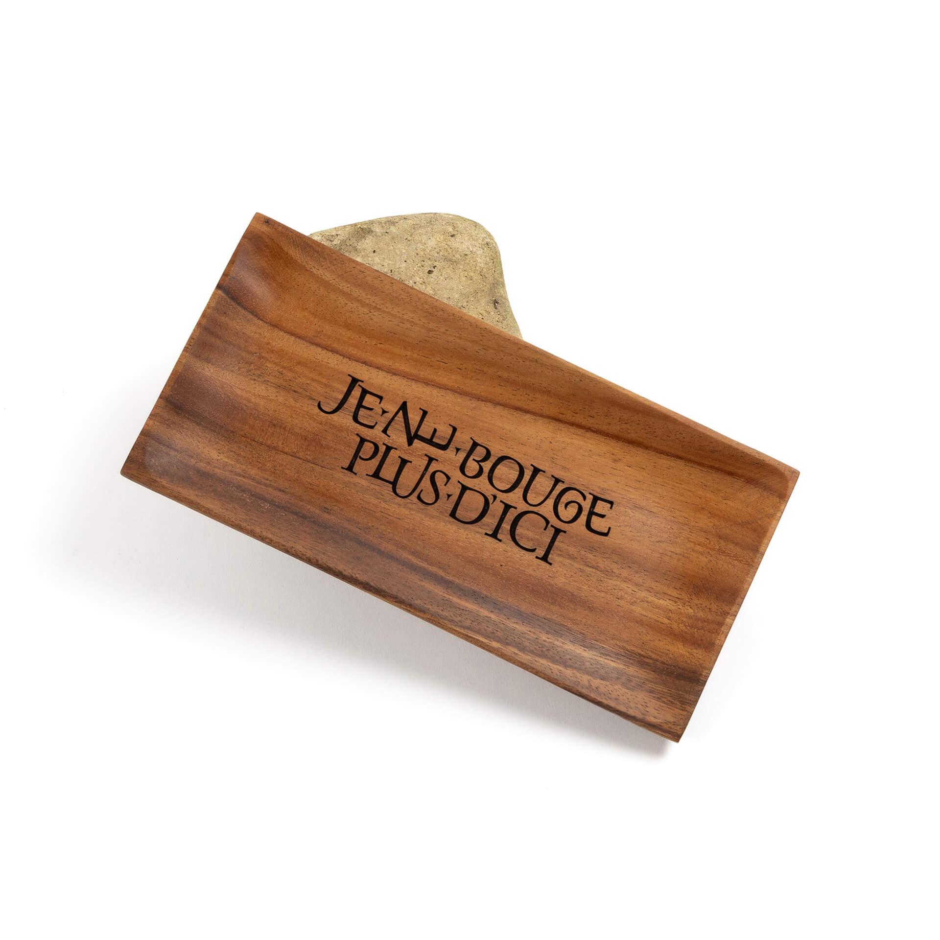 Tray 'Je ne bouge plus d'ici'