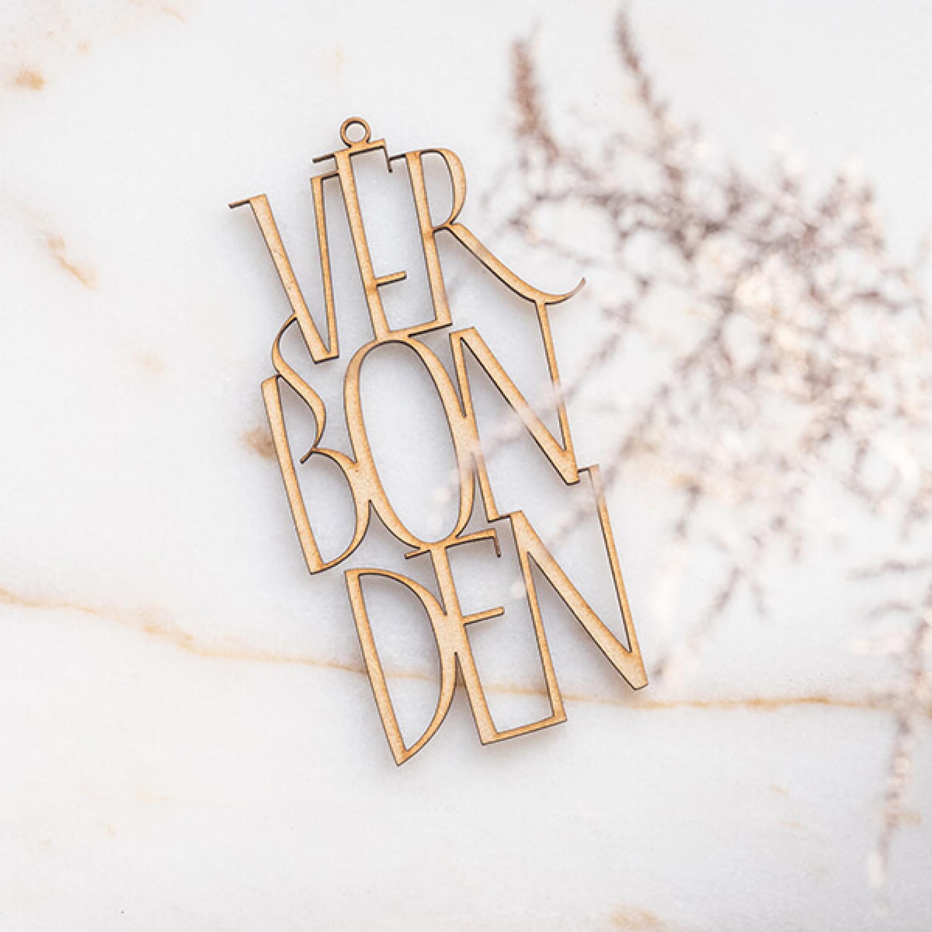 Muurtekstje 'Verbonden'