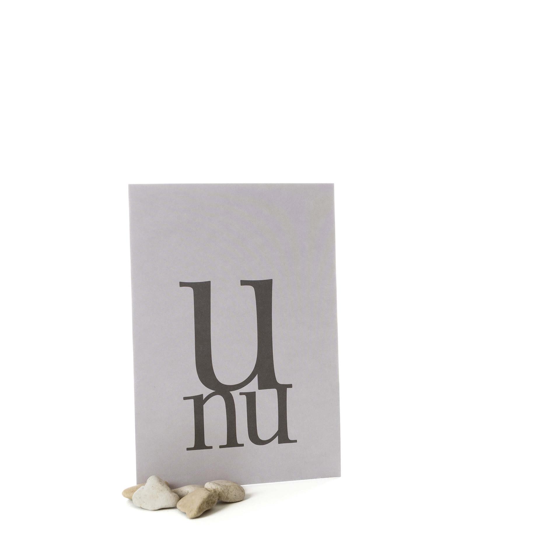 Postkaart 'U nu'