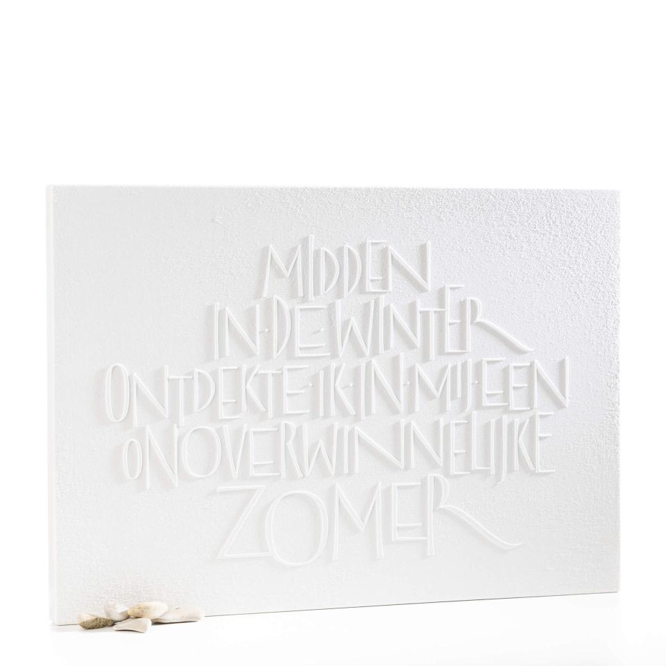 Midden in de winter ontdekte ik in mij een onoverwinnelijke zomer