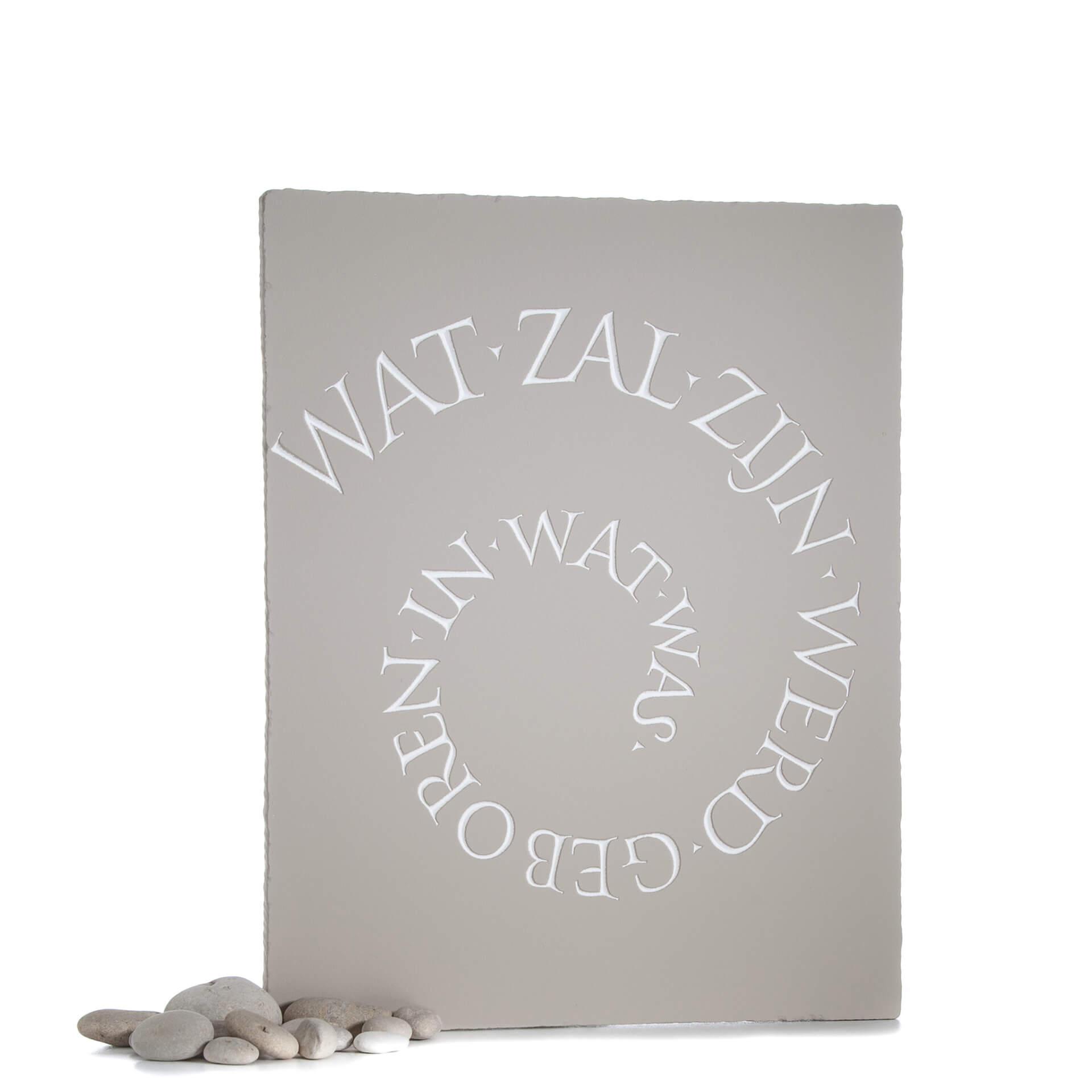 Wat zal zijn werd geboren in wat was