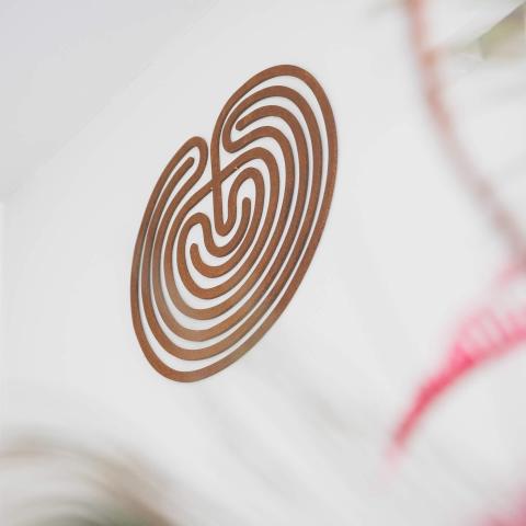 Muurdecoratie 'Labyrint'