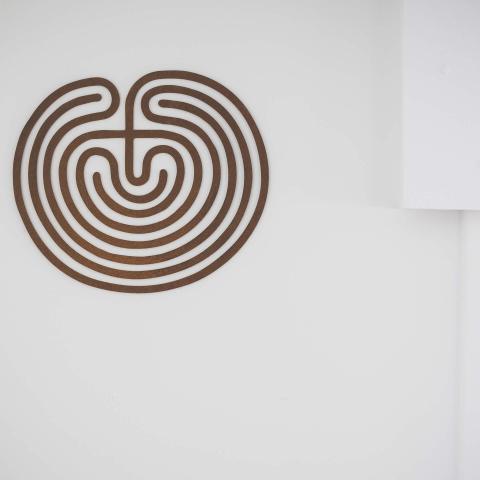 Muurdecoratie 'Labyrint'